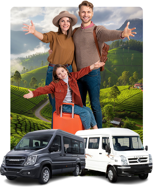 Kochi to Thekkady Tempo Traveller service