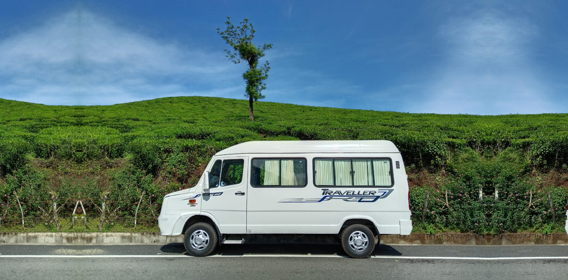 Tempo Traveller for Munnar family tour from Kochi