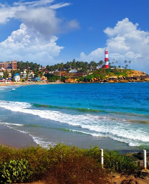 Lighthouse Beach sightseeing in Kovalam